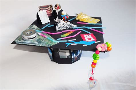 Doktorhut Akademiker Hut am Haarreifen Doktor Absolventenhut Abitur