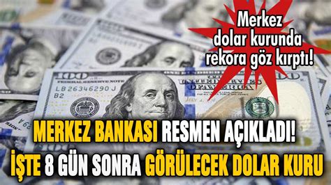 dolar kurları merkez bankası