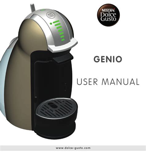 dolce gusto user guide