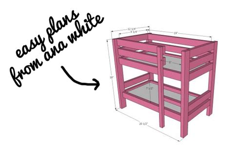 Doll Bunk Bed Pattern Printable