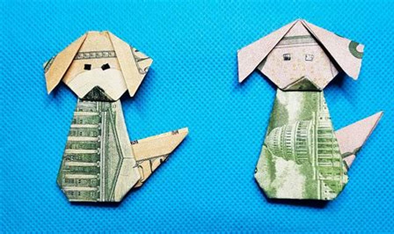 Dollar Bill Origami Dog Bone: A Fun and Creative Way to Treat Your Furry Friend