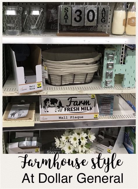 Farmhouse Style at Dollar General Organized and Simplified 1000