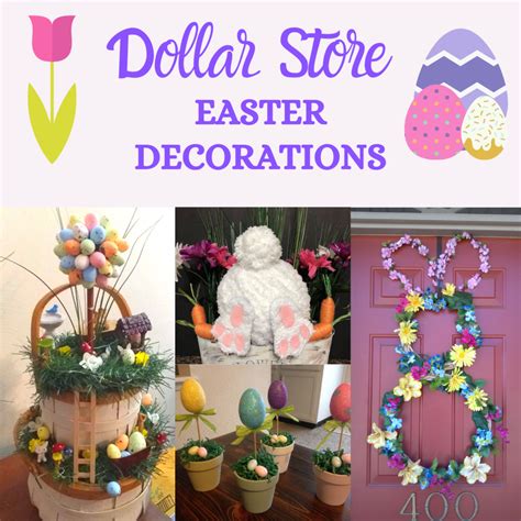DIY Dollar Store Easter Decorations Ideas DIY Cuteness