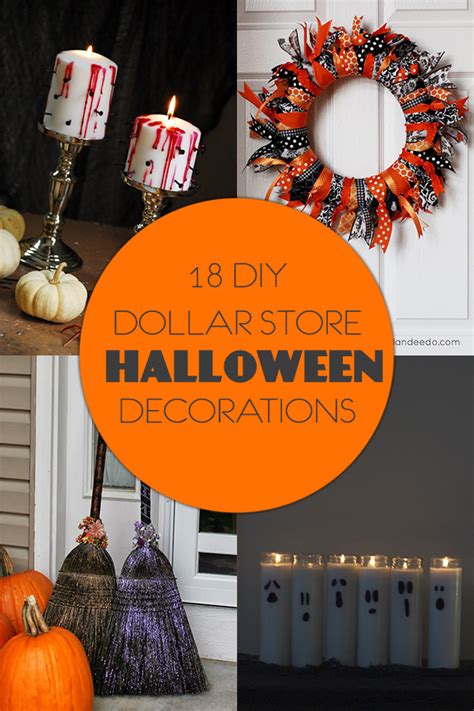 100+ Cheap DIY Dollar Store Halloween Decoration ideas to spook your