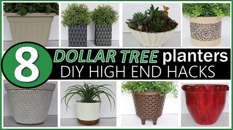 DIY Dollar store planter makeover with spray paint Dollar store, Fai