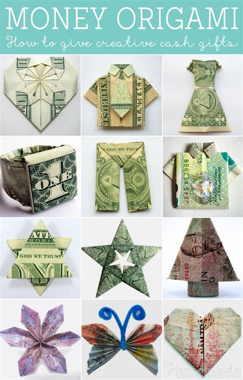 Dollar Bill Folding Tutorials Printable Easy