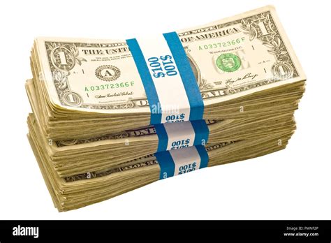 dollar bills in a bundle