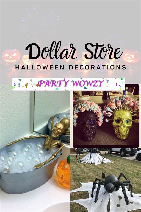 Dollar Store Halloween Decoration Ideas High End Look On the Cheap