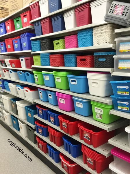 Dollar Store Organizing Containers