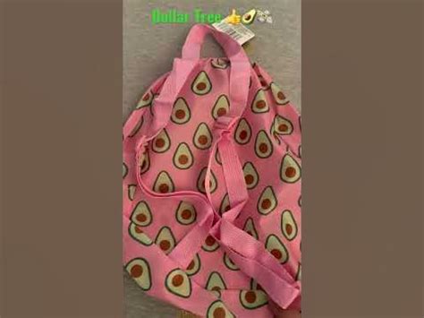Dollar Tree Avocado Backpack