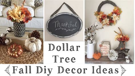 Dollar Tree Fall Decor Youtube