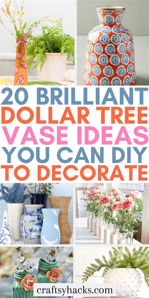 Dollar Tree Garden Vase