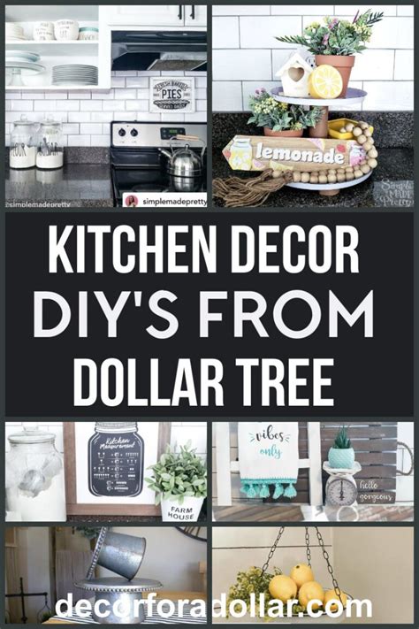 Dollar Tree Kitchen Decor Diy