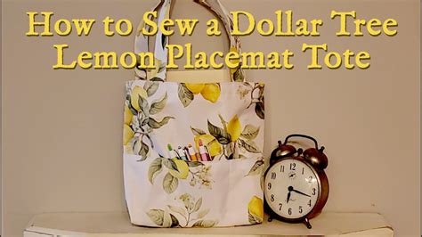 Dollar Tree Lemon Placemats
