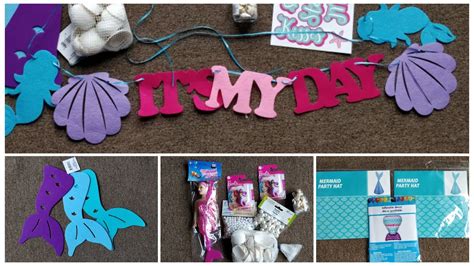 Dollar Tree Mermaid Decorations