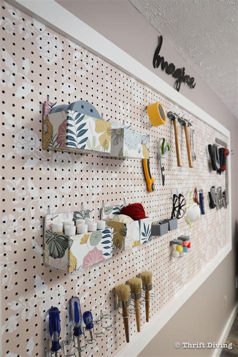 Dollar Tree Pegboard Ideas