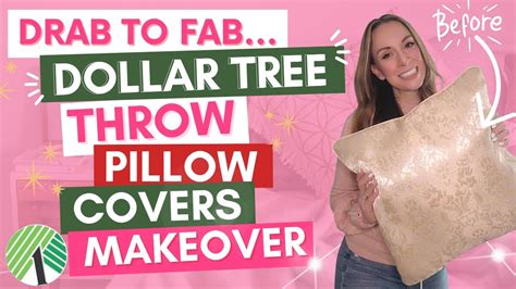Dollar Tree Throw Pillow Covers