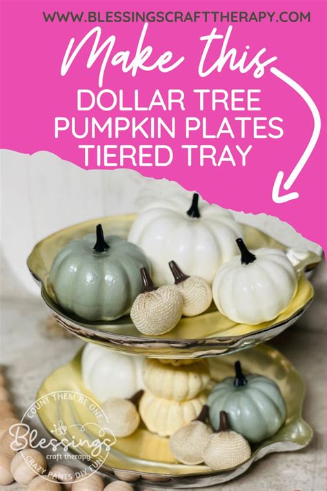 Dollar Tree Tray Pumpkin