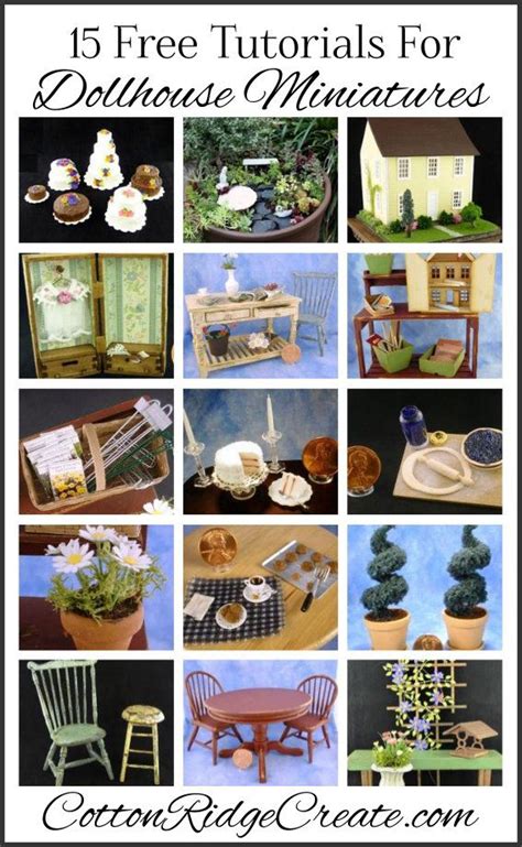 Dollhouse Miniatures Tutorials