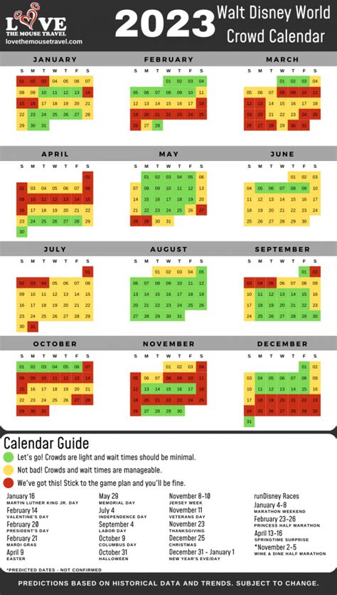 Dollywood Crowd Calendar October 2024