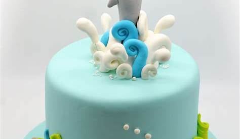 Dolphin Birthday Cake Design Sugar & Company