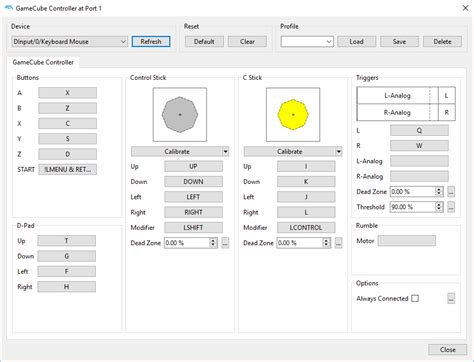Dolphin Emulator Controller Configuration Files