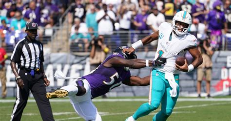 dolphins versus the ravens