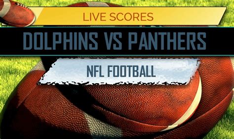 dolphins vs panthers score