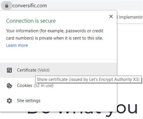 ドメイン名とサイトの真正性を確認するイメージ