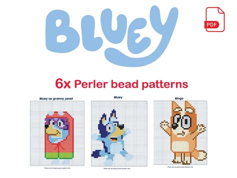 Domain_7O Bluey Perler Bead Pattern