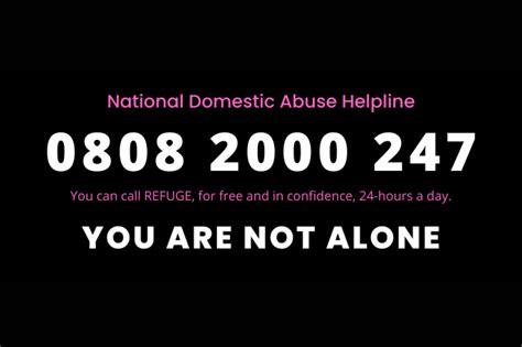 domestic abuse contact number uk