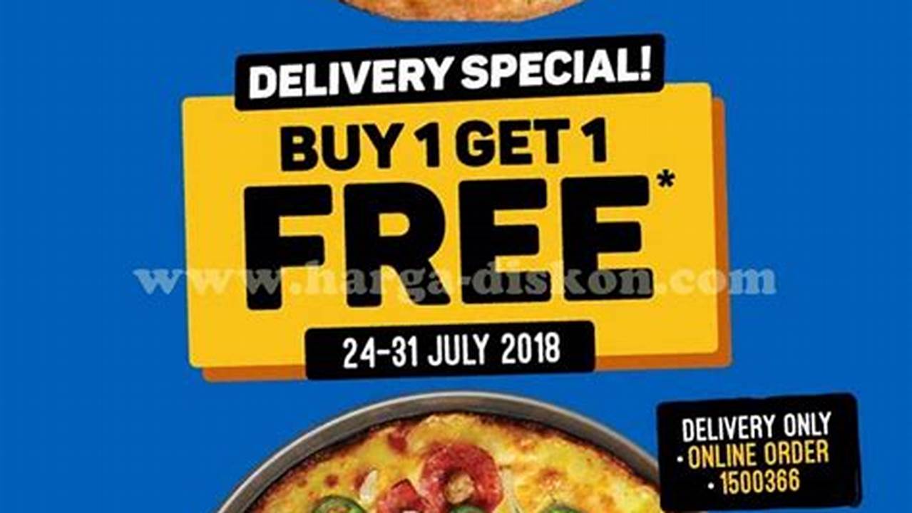 Temukan Promo Domino Pizza Beli 1 Gratis 1 yang Menggiurkan untuk Pecinta Kuliner
