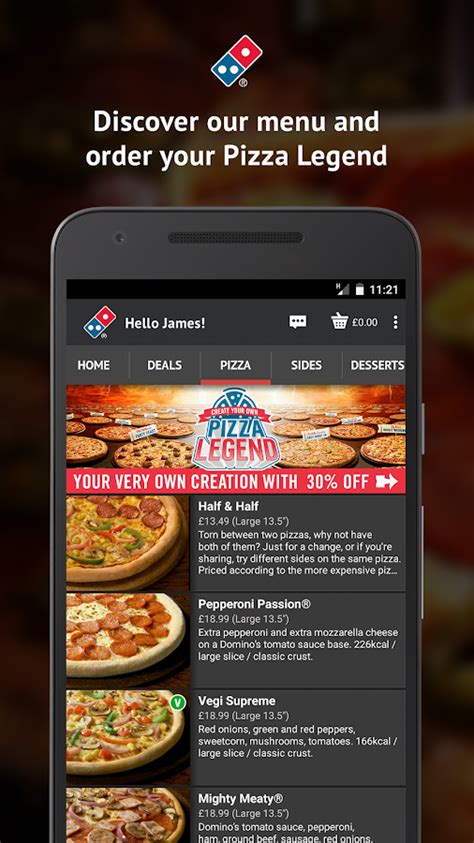 domino's pizza app deals