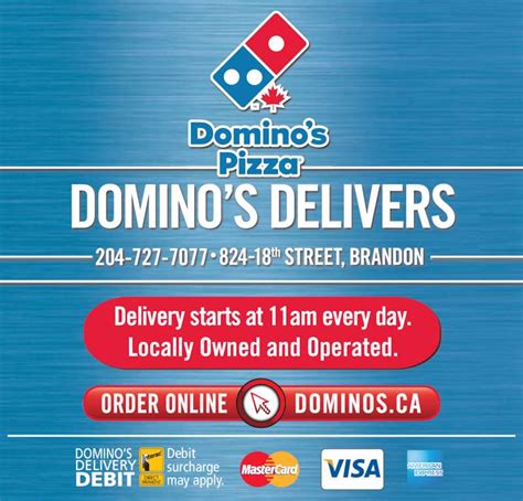 domino's pizza hours for delivery