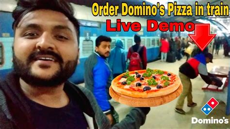 domino's pizza on train
