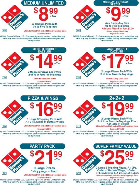 Discounted Dominos Pizza With Coupon Codes