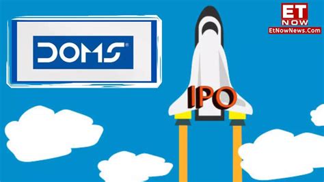 doms industries ipo listing price