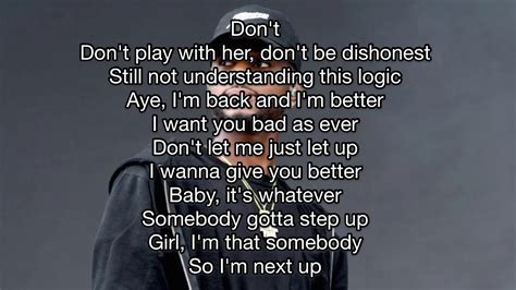 don't bryson tiller song lyrics