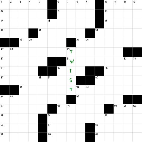 The New York Times Crossword Puzzle Solved Monday's New York Times