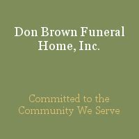 don brown funeral obituary