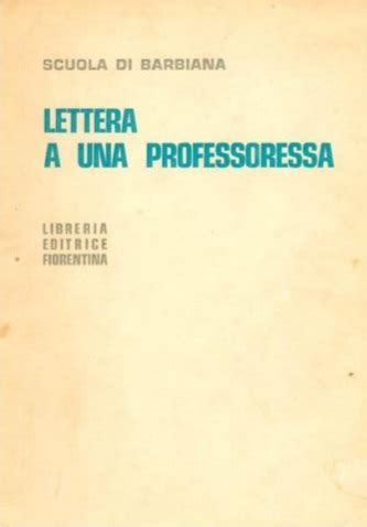 don milani lettera ad una professoressa