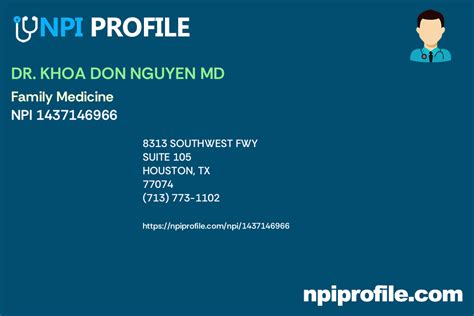 don nguyen md npi