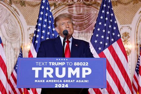 donald trump announces 2024 presidential run