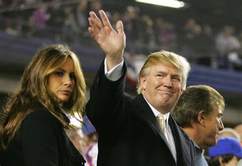 donald trump at mets game