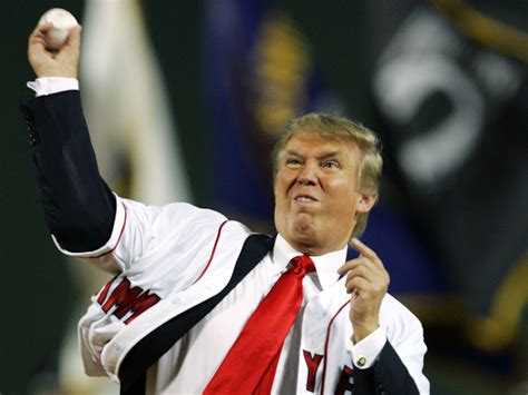 donald trump baseball stats