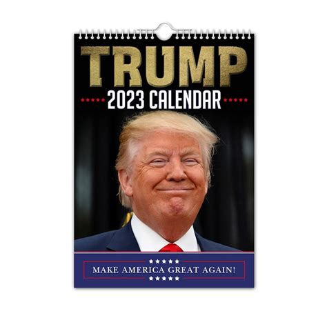donald trump calendar 2023