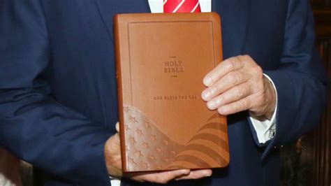 donald trump god bless america bible