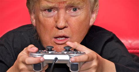 donald trump playing video games