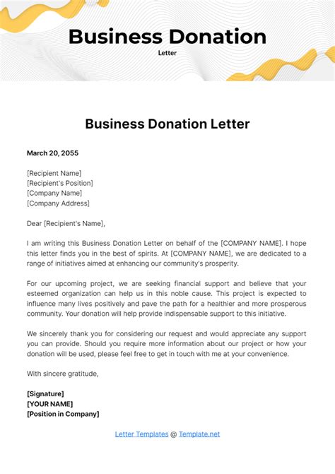 April 2015 samples business letters