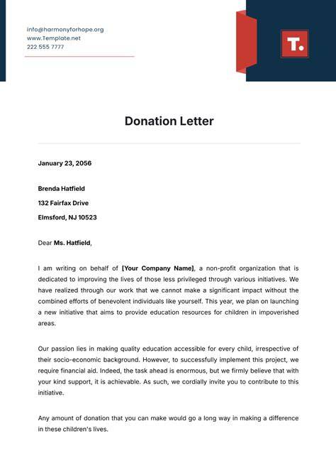 29+ Donation Letter Templates PDF, DOC Free & Premium Templates